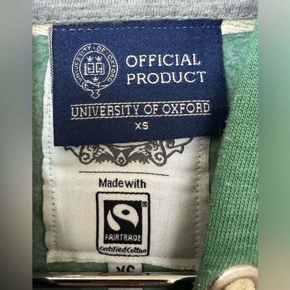 High End University of Oxford Green Thick Official Women’s XS Hoodie MINTY - Picture 5 of 5